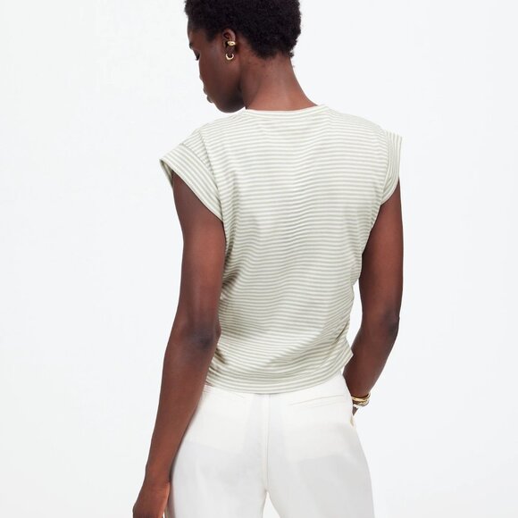 Madewell Side-Cinch Muscle Tee Size Medium - Picture 2 of 10